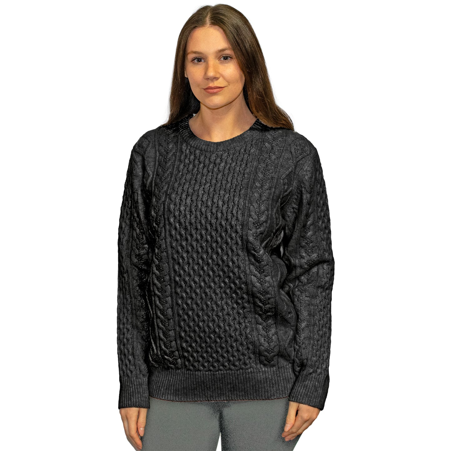 Unisex Cable Knit Sweater