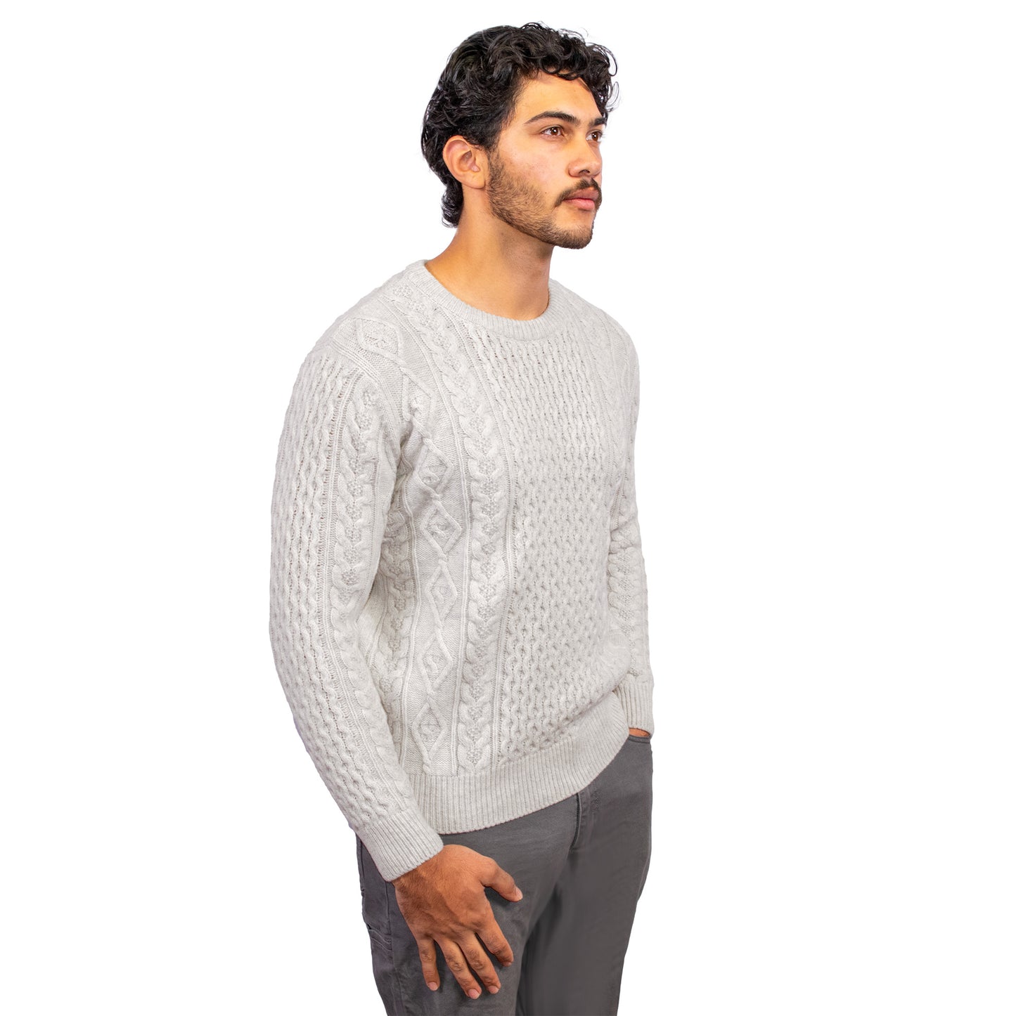 Unisex Cable Knit Sweater