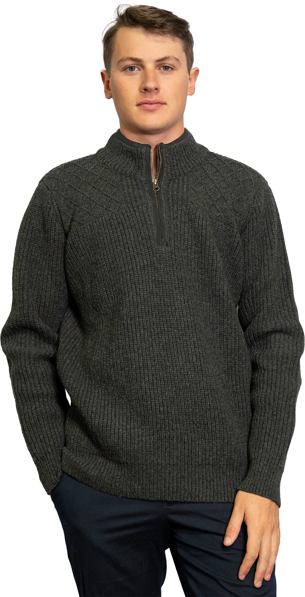 Chooyu Quarter Zip Sweater