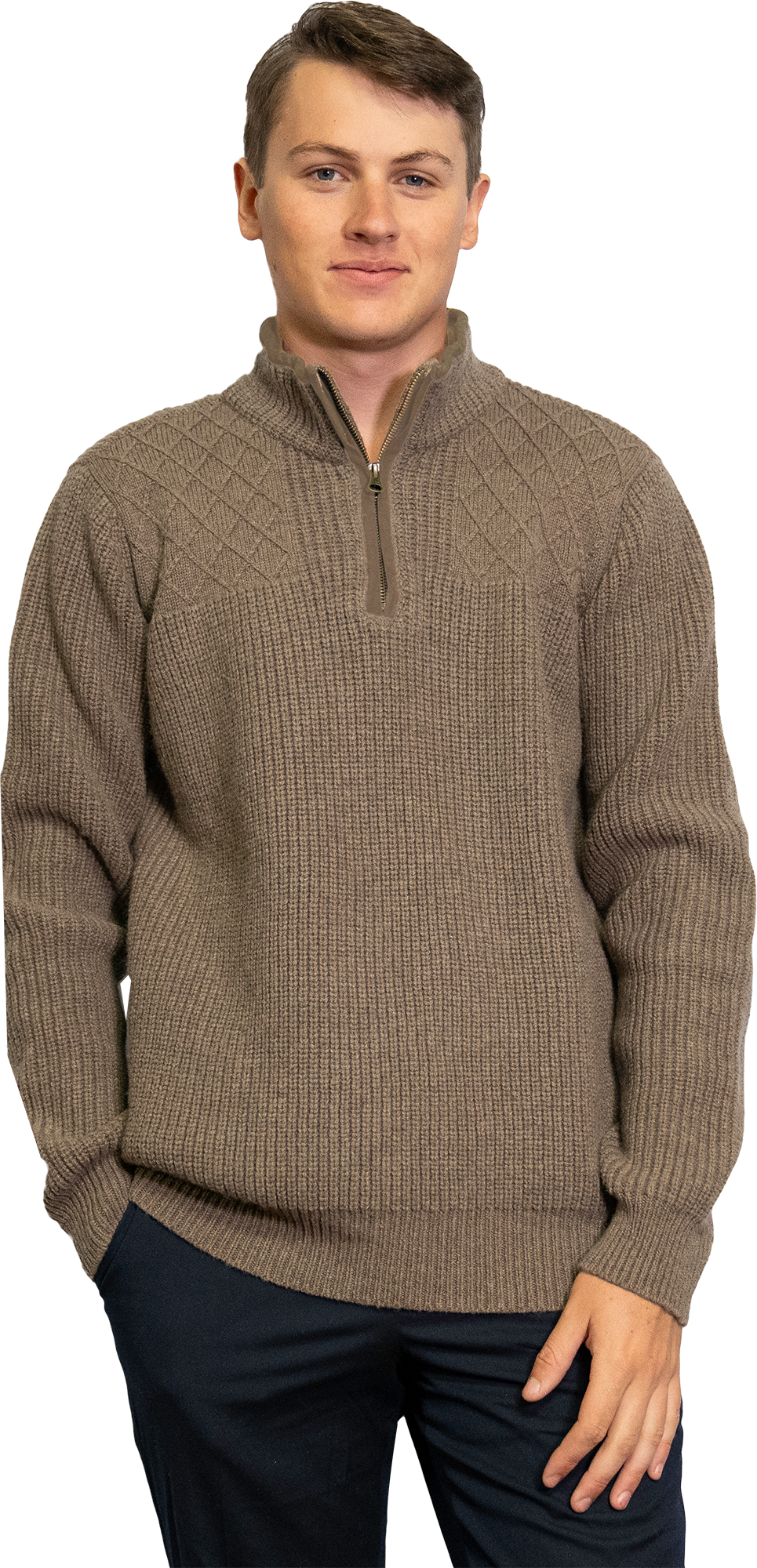 Chooyu Quarter Zip Sweater