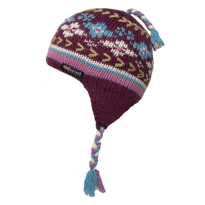 Sakura Earflap Beanie Kids