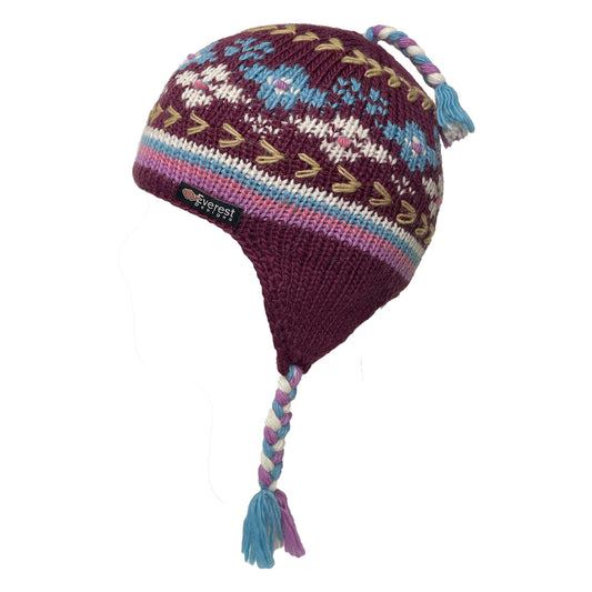 Sakura Earflap Beanie Kids