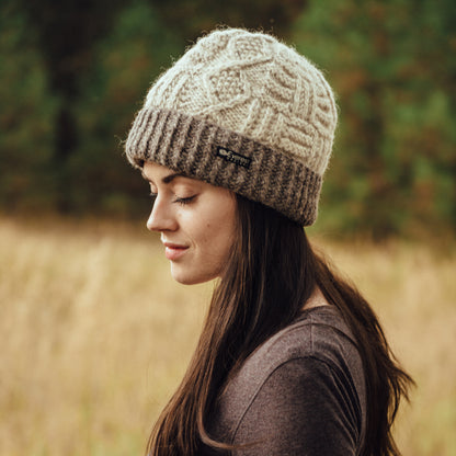 Cable Cuff Beanie