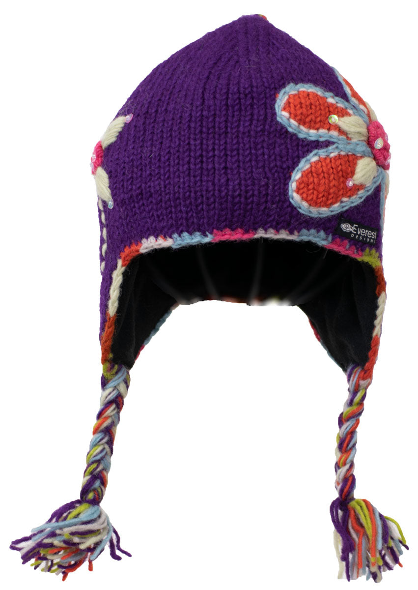 Kid's Wildflower Earflap