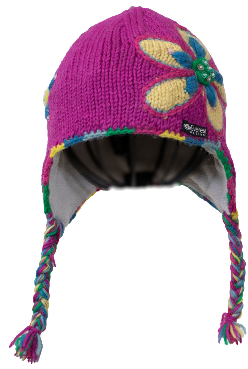 Kid's Wildflower Earflap