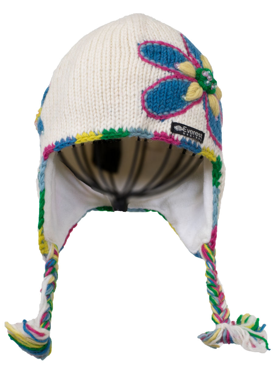 Kid's Wildflower Earflap