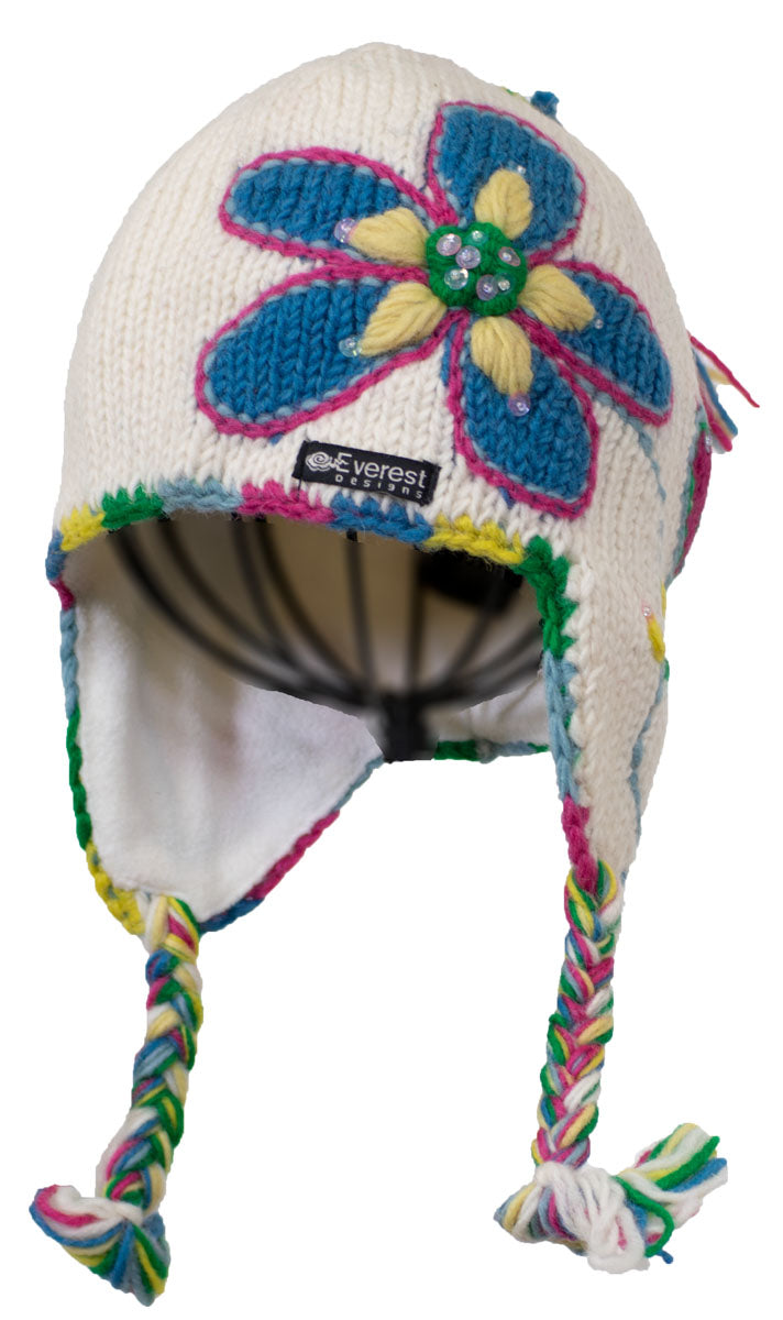 Kid's Wildflower Earflap